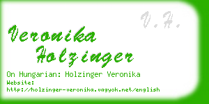 veronika holzinger business card